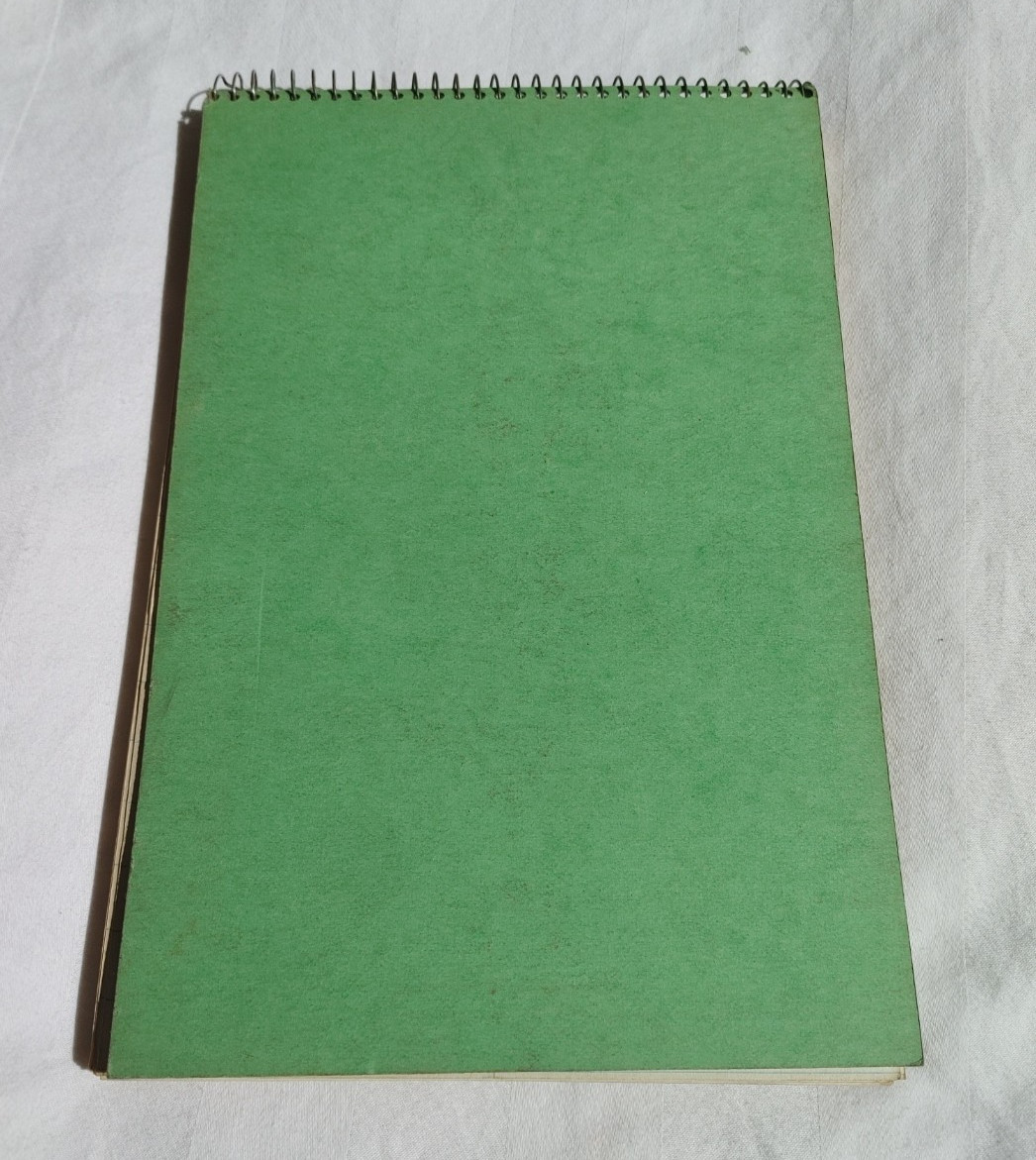 Vintage NATIONAL Brand 80 Leaf Tumbler Spiral Bound Lined Notebook 36-737 1970s