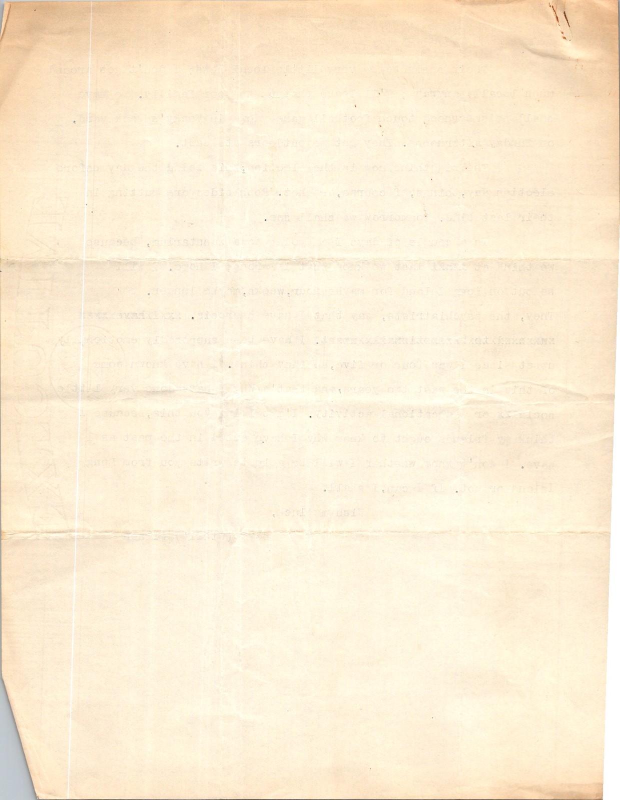1944 WWII Navy Personal Letter Oliver Odell Deane Typewritten Correspondence