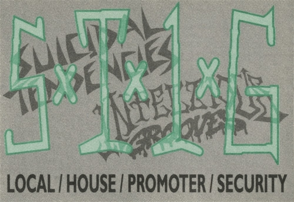 Suicidal Tendencies 1994 concert tour w/ Infectious Grooves Backstage Pass