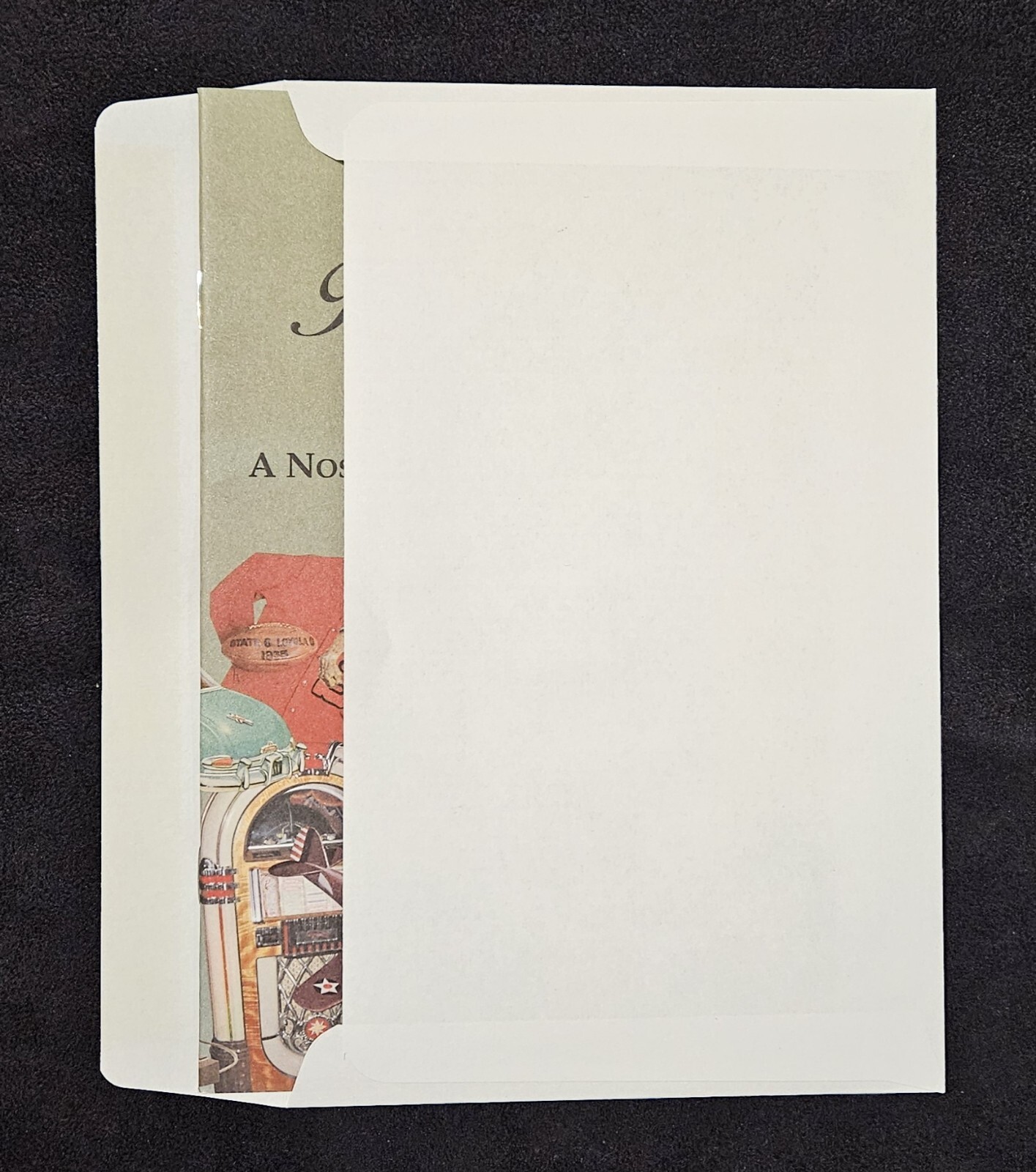 NEW 1986 Remember When A Nostalgic Look Back In Time Booklet Envelope B-day Card