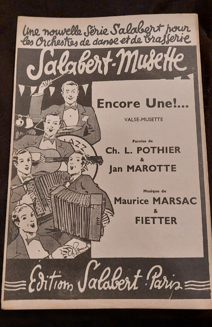 Partition Once Again! Pothier Marotte Salabert Sheet Music