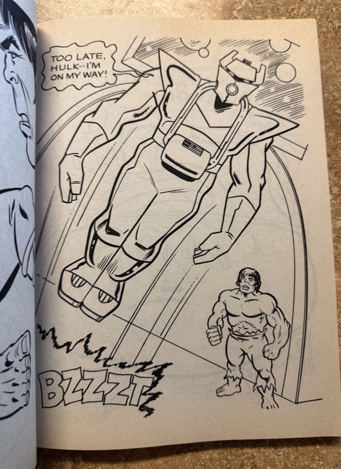 Vintage 1980s Merrigold Press Super Heroes Coloring Book Hulk Fantastic 4 Marvel