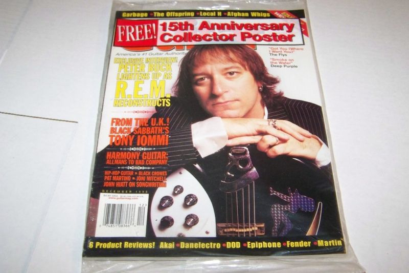 DEC 1998 GUITAR music magazine REM – PETER BUCK