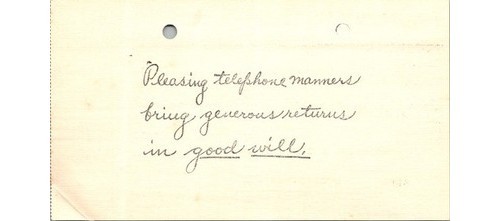 1917 NY Telephone Bill Morristown & Erie RR NJ Account – Railroadiana Paper
