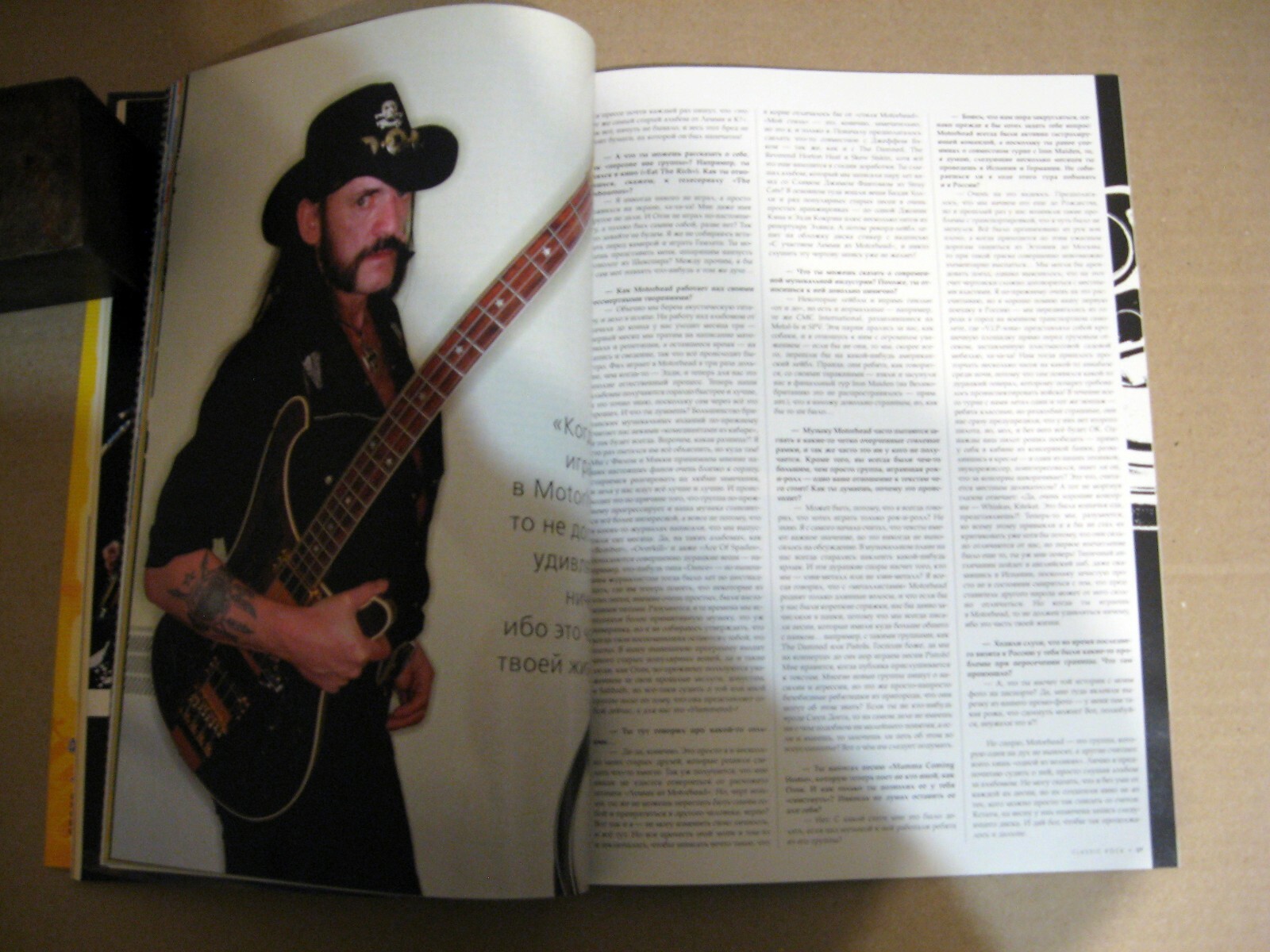 Classic Rock magazine Russia 2003 Motorhead Motörhead cover article