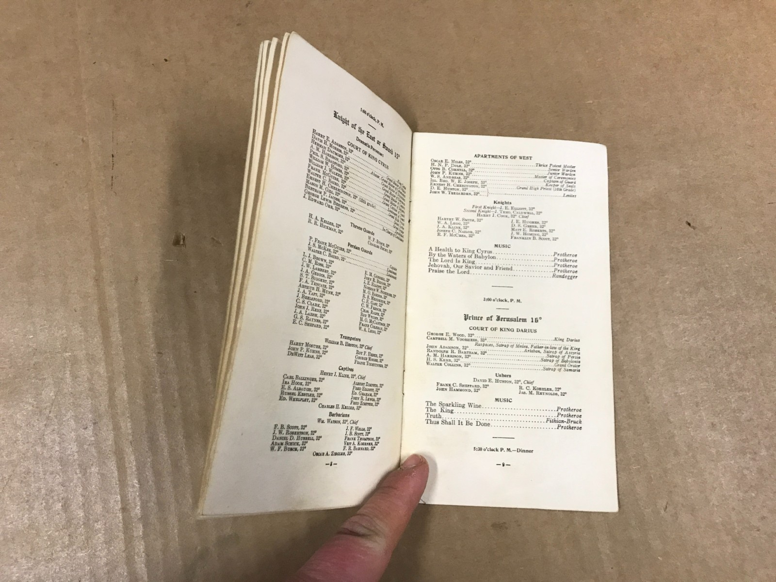 VTG Ancient Accepted Scottish Rite – Masonic Temple- Spring Reunion/Work Meeting