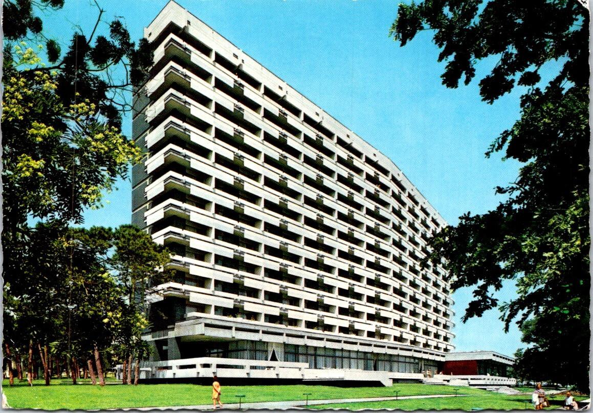 (144) Romania (posted to France 1977) Hotel EUROPA in Eforie Nord