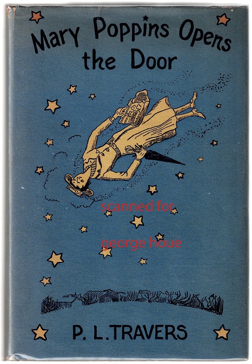 MARY POPPINS OPENS THE DOOR – P. L. TRAVERS – 1ST EDITION – 1943 – FLYING NUM