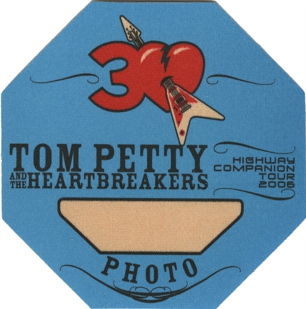 Tom Petty & the Heartbreakers 2006 Highway Companion tour Photo Backstage Pass