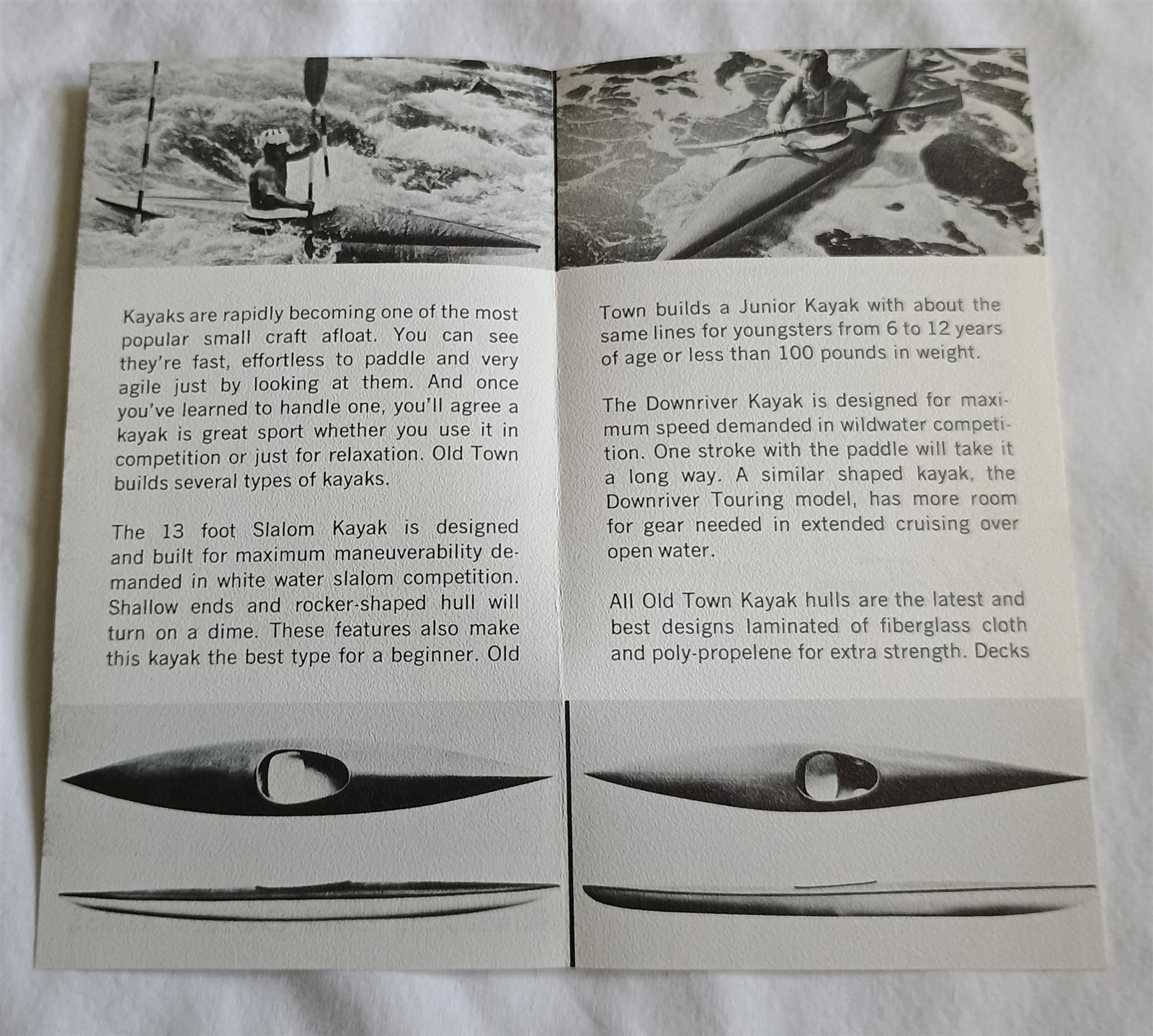 Vintage Old Town Canoe Company Lot Catalog Brochure 1977 1981 1982 1986