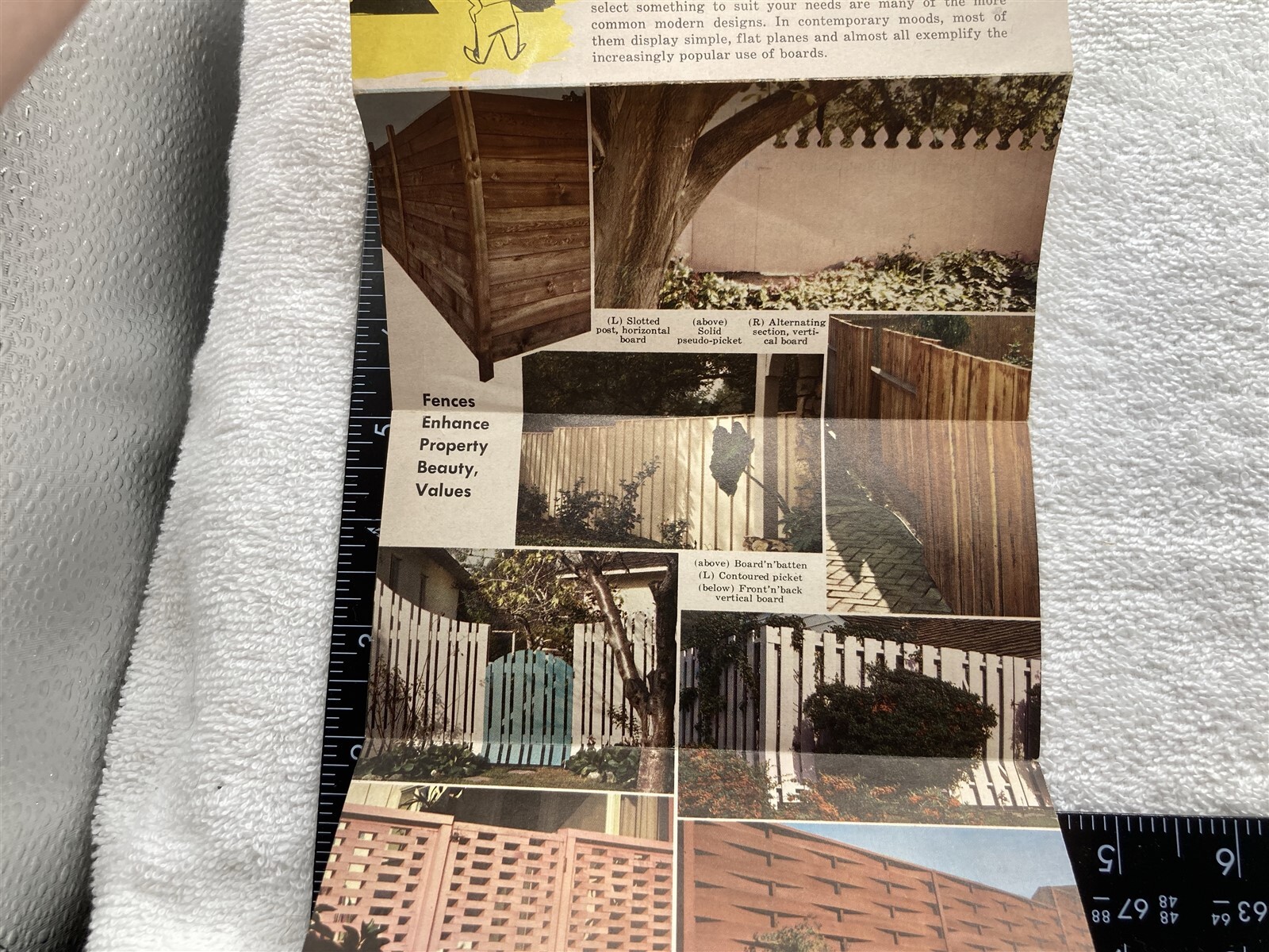 1950s 1960s Western Pine’s Fence Folio Portland OR Lumber Brochure Portfolio