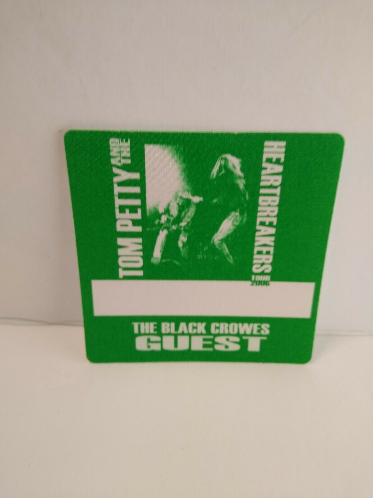Tom Petty And The Heartbreakers Backstage Pass Original Black Crowes 2005 Green