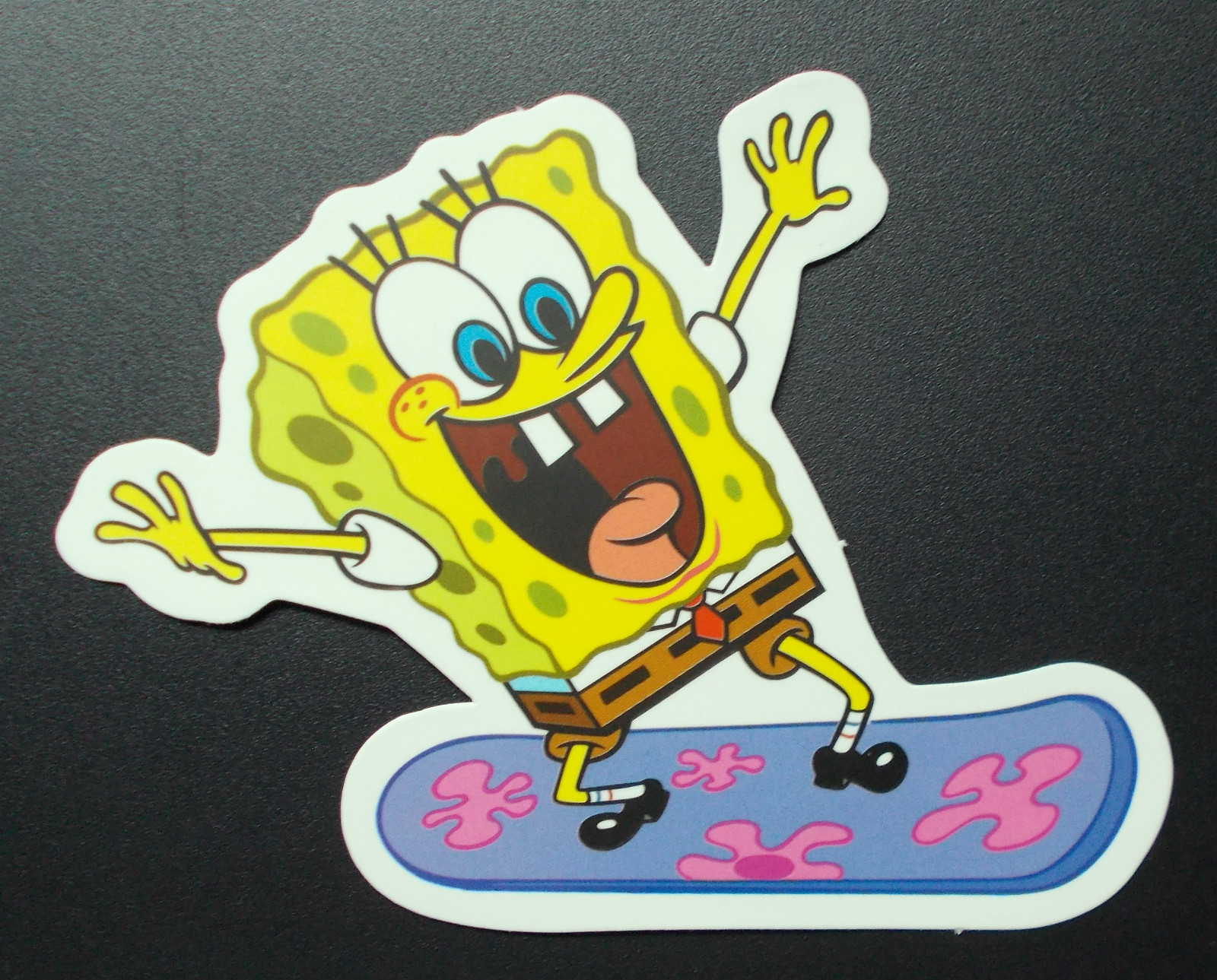 Sticker Decal Matte Look ‘Surfer Sponge’ Laptop, Stickerbomb (M207)