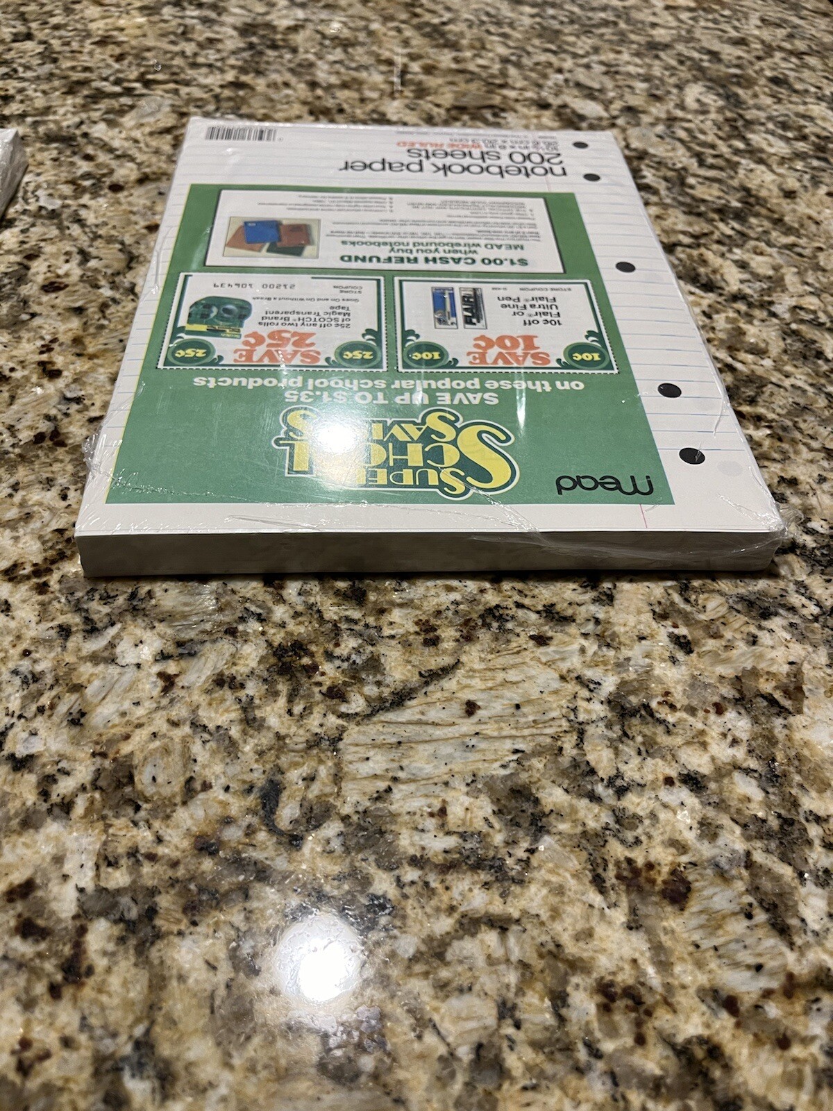 Vintage Mead Notebook White Paper Wide Rule 200 1984 Lot Of 2 Sealed NEW