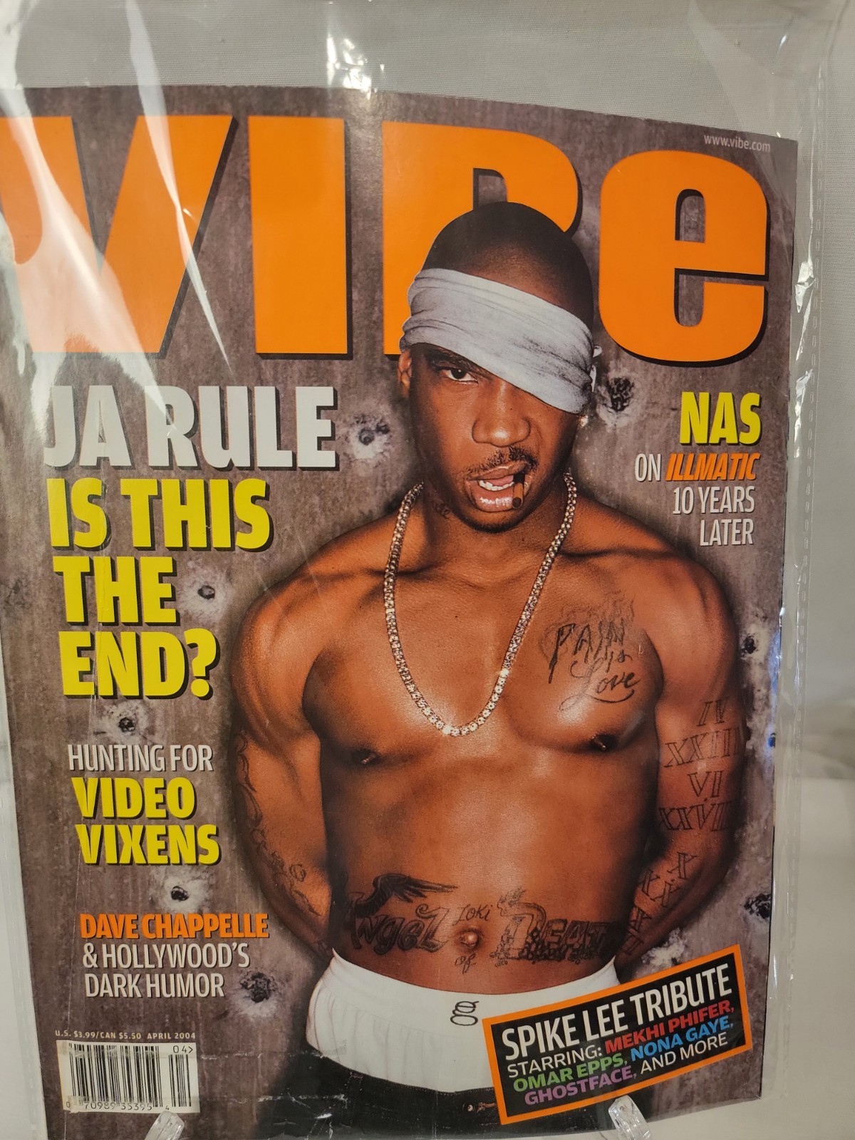 VIBE Magazine/CD Ja Rule – Is this the end? April 2004 + Official CD BONUS 2000