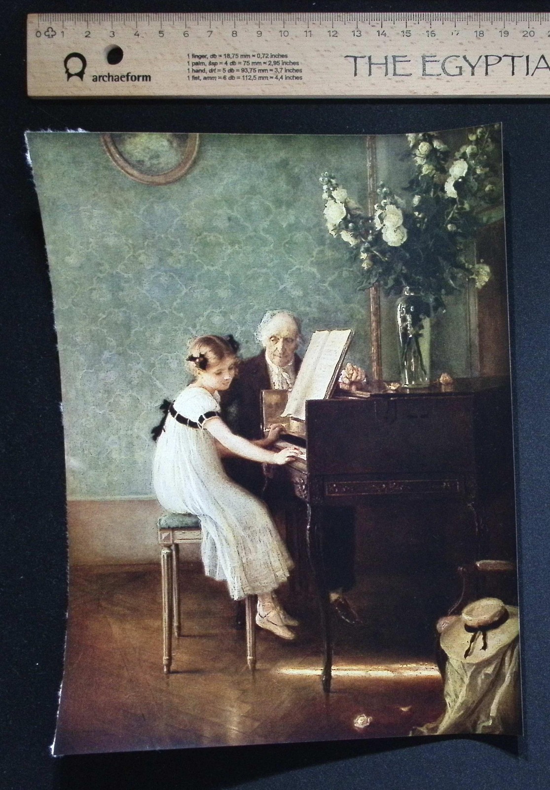 The Music Lesson – Jules A. Muenier – Luxembourg Paris French School Print