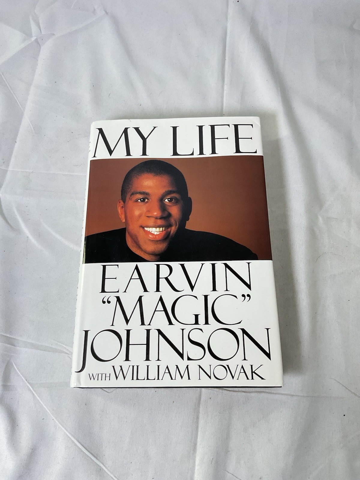 MY LIFE Earvin MAGIC JOHNSON Basketball BOOK HC DJ 1992 L A Lakers