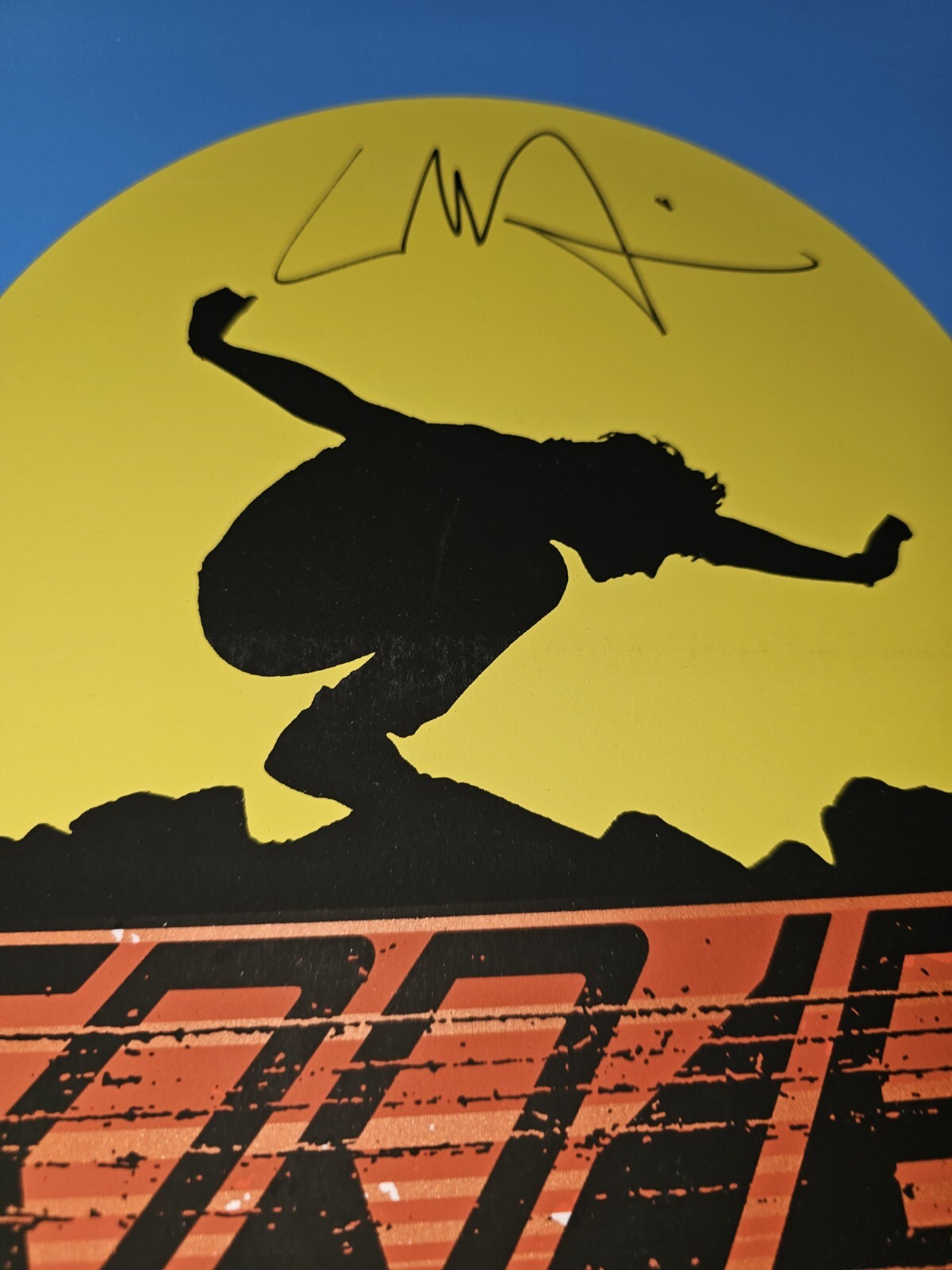 Signed 2008 Eddie Vedder Liam Finn Concert Poster Brad Klausen Print Pearl Jam
