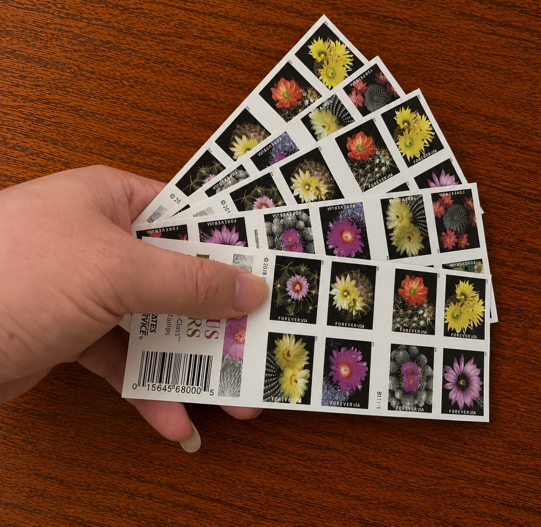 2019 US Cactus Flowers Wedding Forever 100 Stamps Sc#5350-5359 MNH 5 bookle