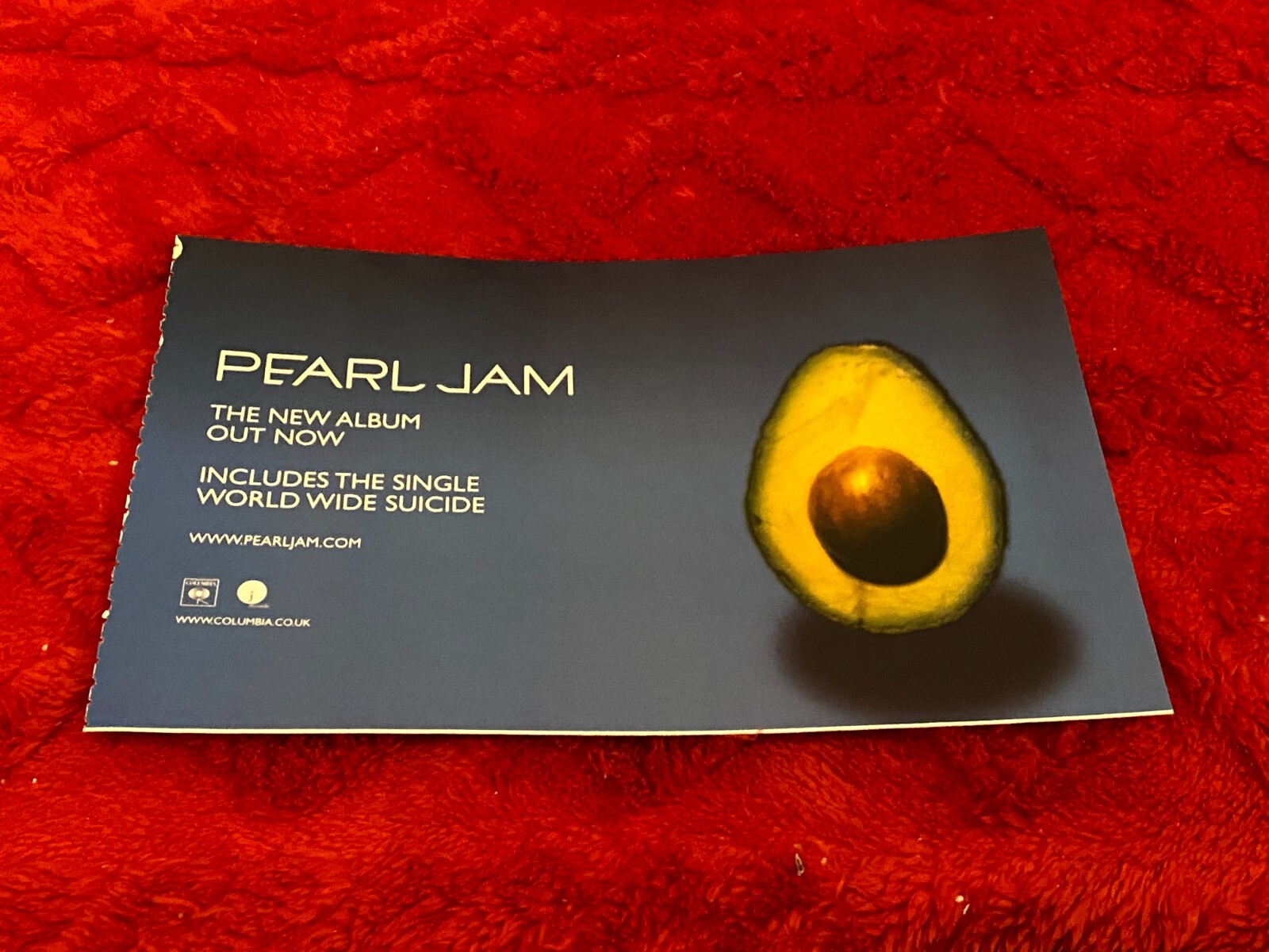 PEEPA3 MAGAZINE ADVERT 5X8″ PEARL JAM ALBUM