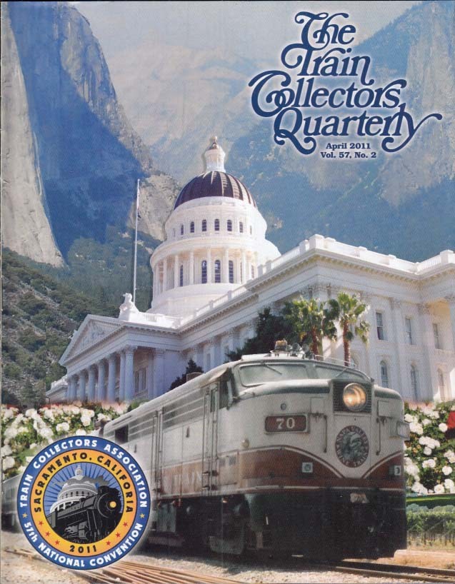 TRAIN COLLECTORS QUARTERLY 4 2011 Dayton-Dinky; Ives Type IV 3238 &c