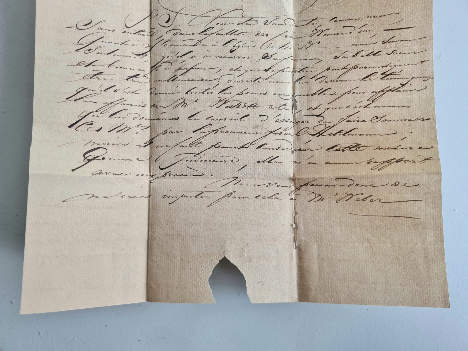 Old Letter Mail Of May 16, 1819 End Of The 1st Empire Hamburg Bordeaux