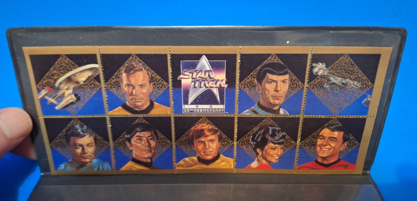 Star Trek 1991 Space Exploration Commemorative Stamp Set 25th Anniversary Mint