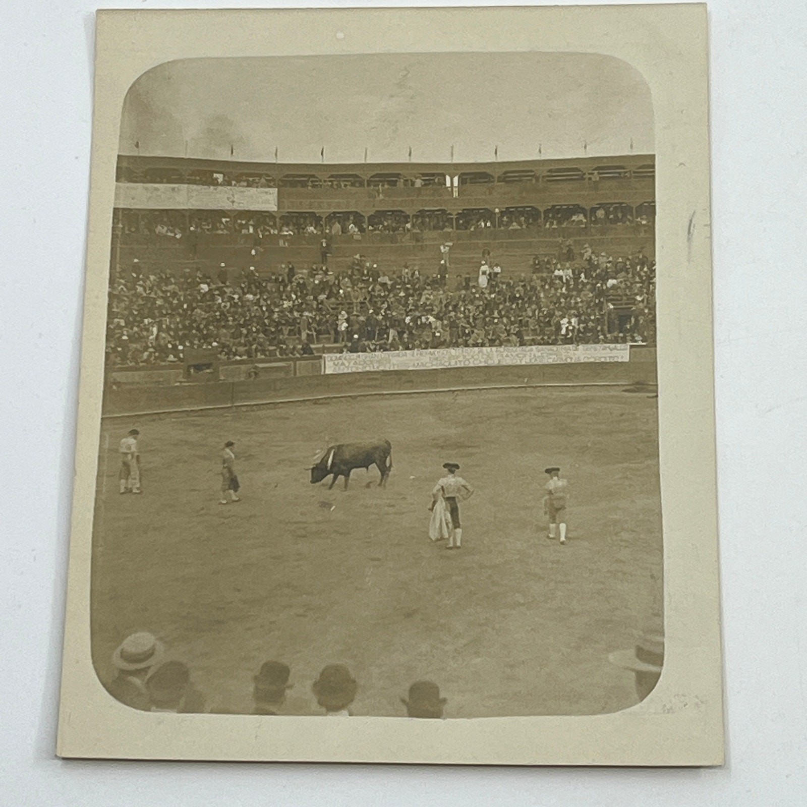 1903 Original Photo Bullfighting Bullfight At Plaza de Toros Mexico City AC7-4