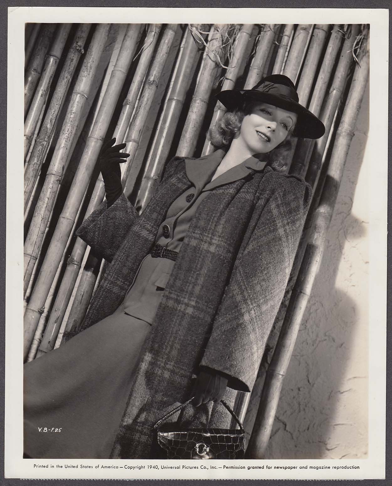 Virginia Bruce Hired Wife Universal 8×10 photo 1940