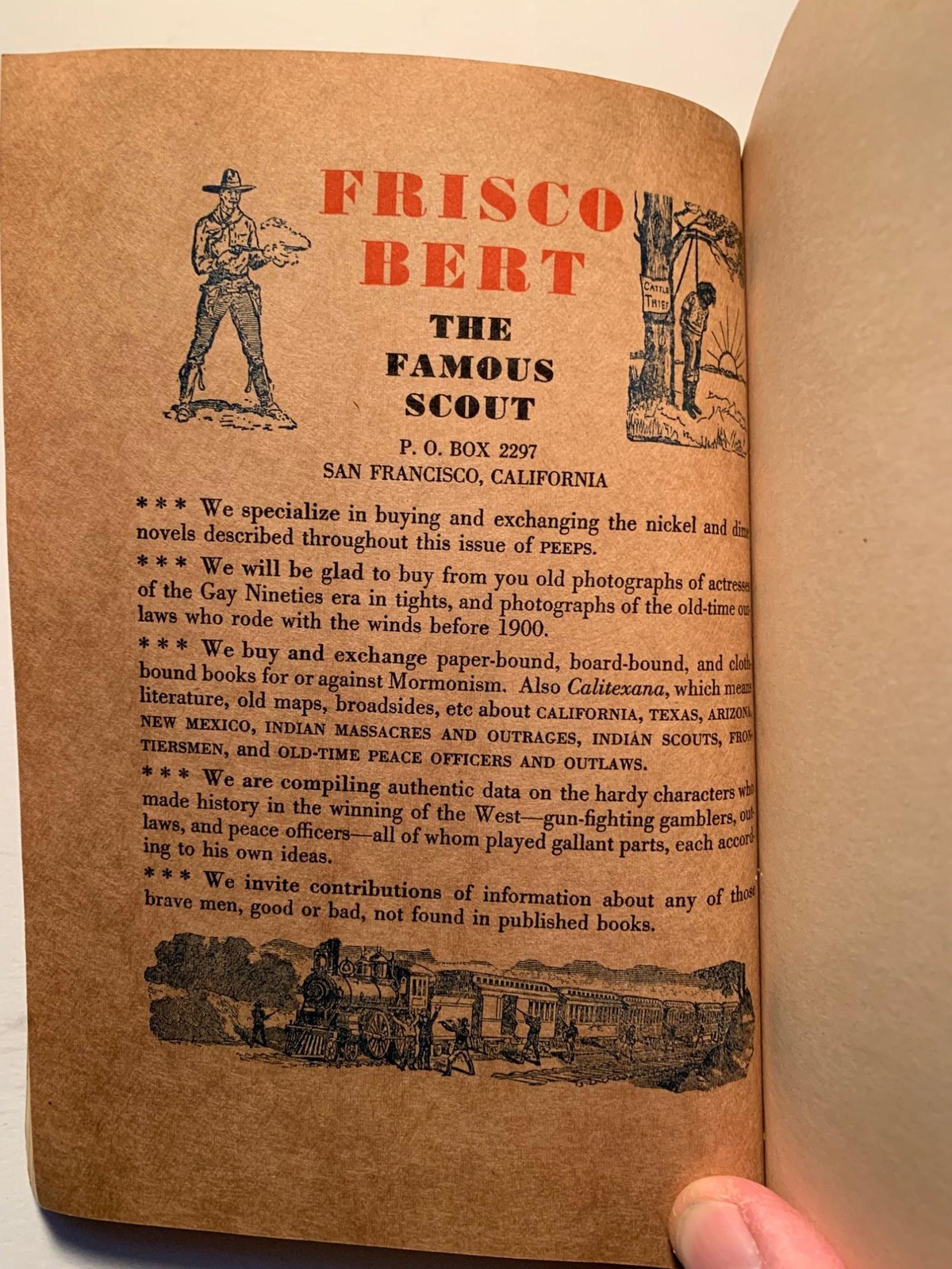 Dime Novels Peeps into our Sub-Literary Past and 19th Century Peep-Show / 1937