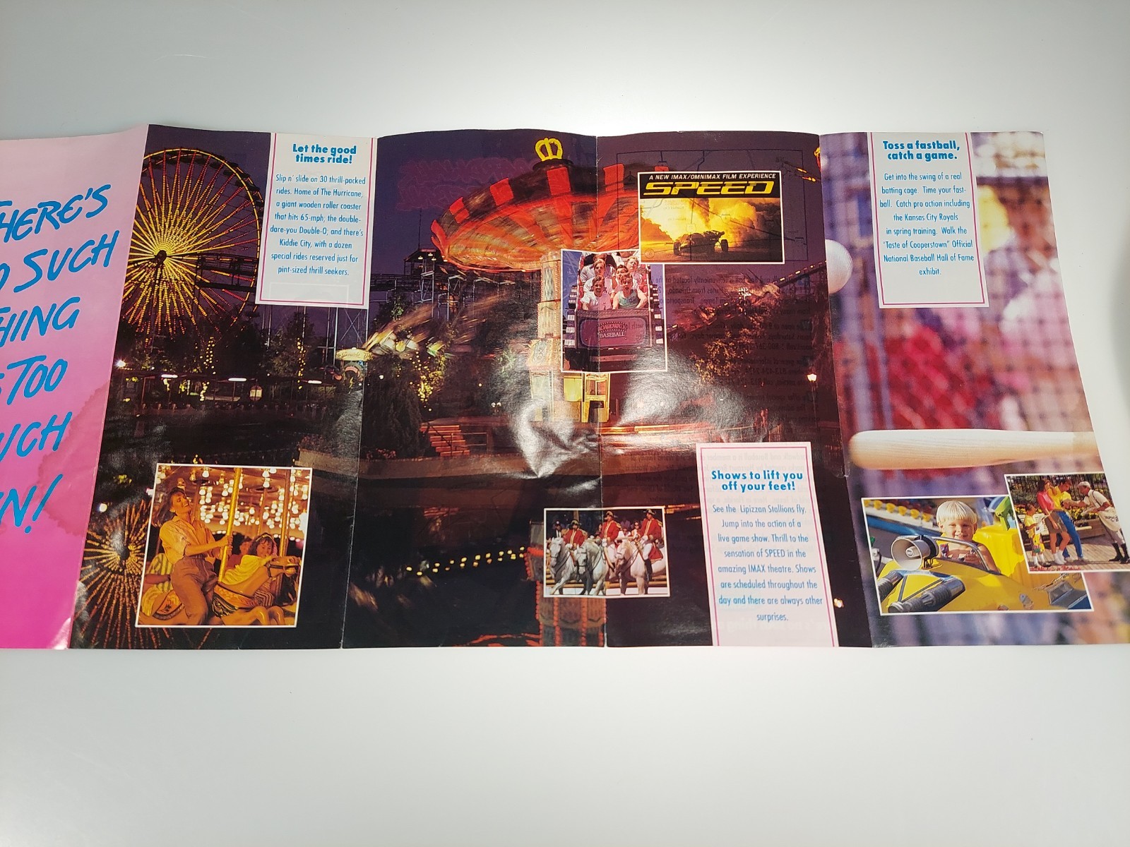 Boardwalk and Baseball Davenport Florida Theme Park Travel Brochure 1989