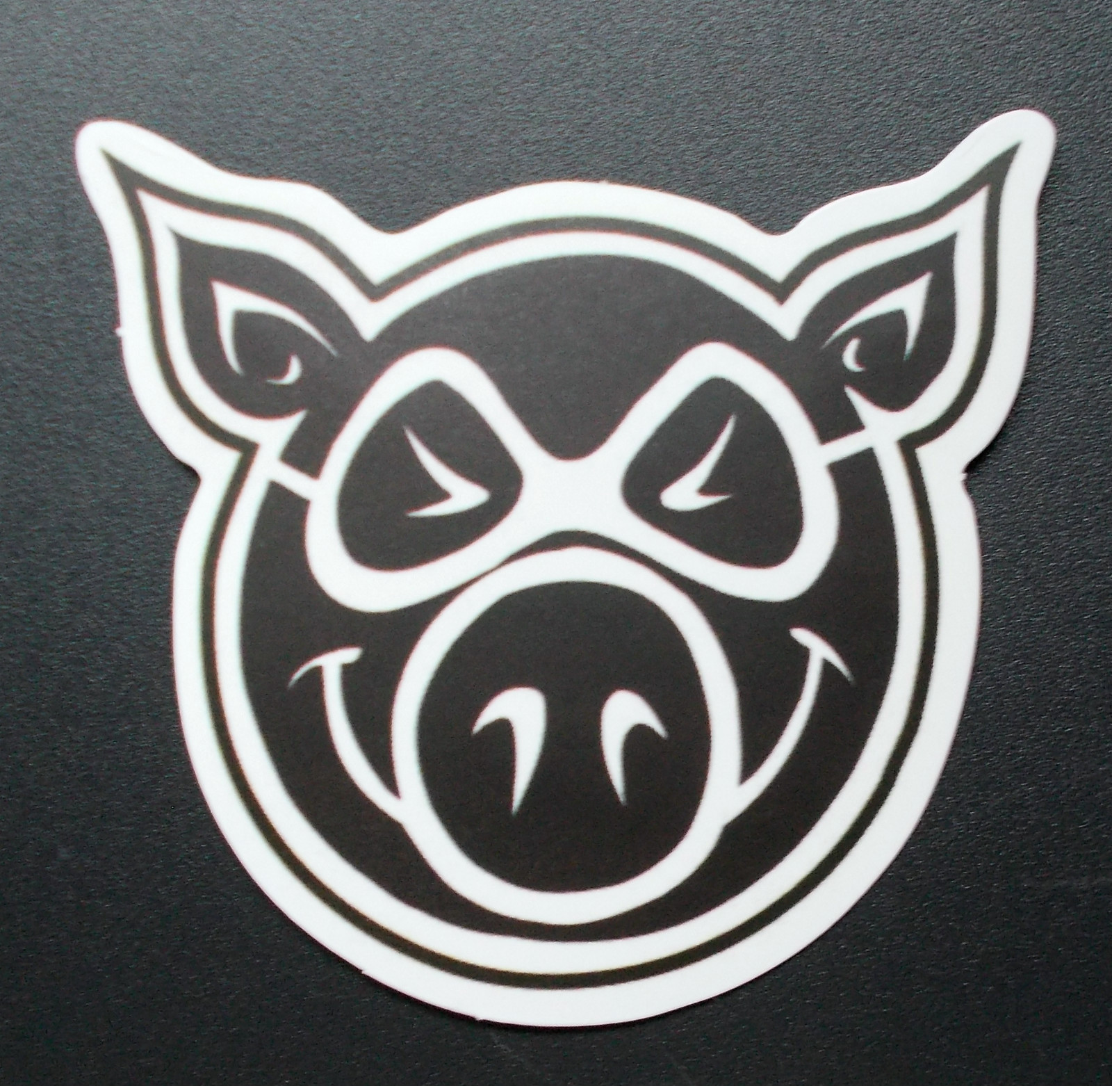 Sticker Decal Matte Look “Lucky Pig” Laptop, Smartphone, Stickerbomb …