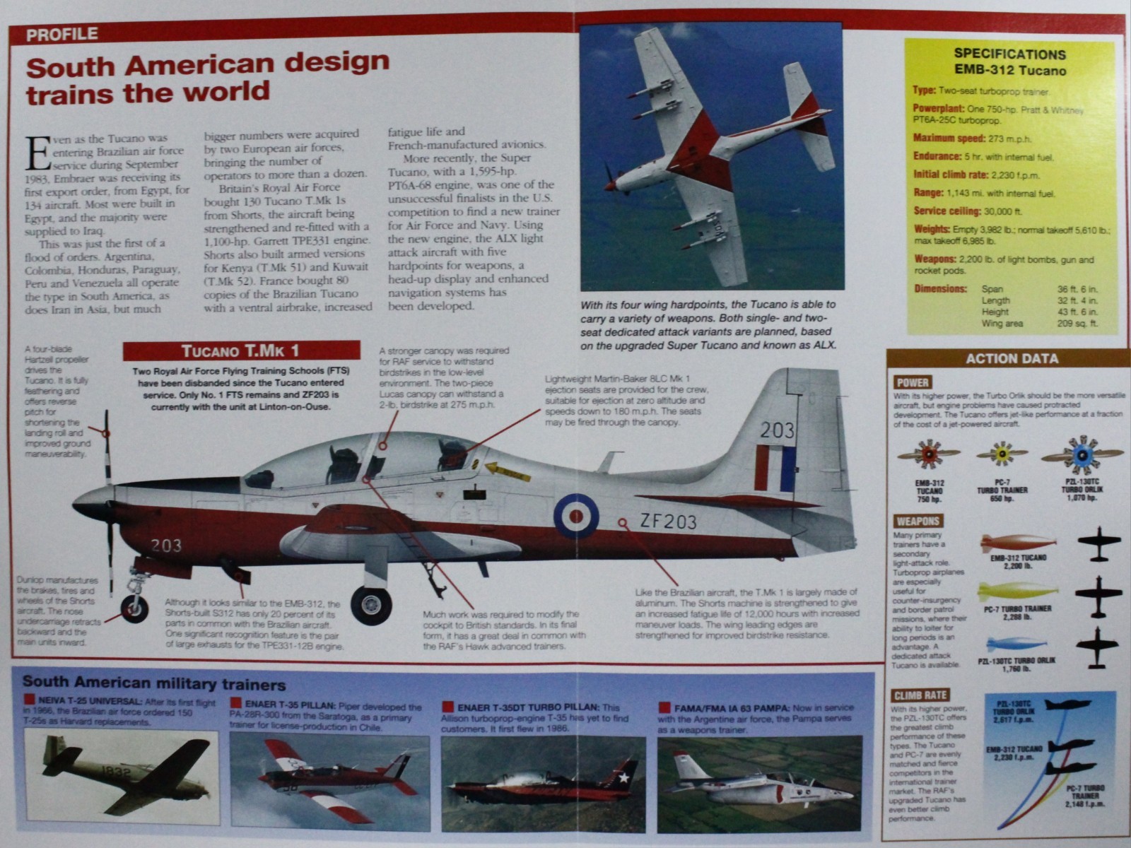 Embraer Plane Aircraft Picture Brochure Pamphlet Out of Print Info Spec Sheet
