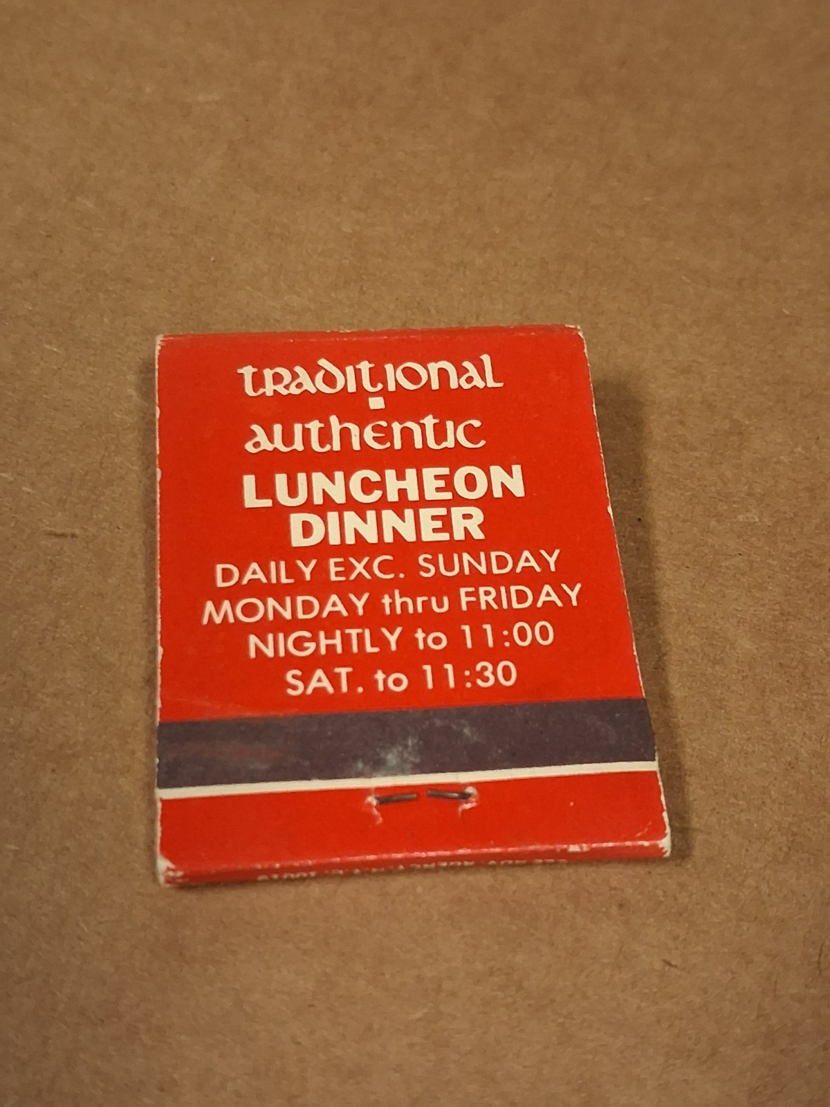 Vintage Plaza Espana – New York City – Matchbook, Matchcover