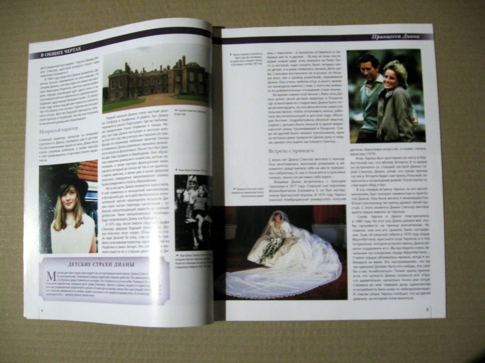 Magazine 2013 Russia Diana Princess of Wales cover article
