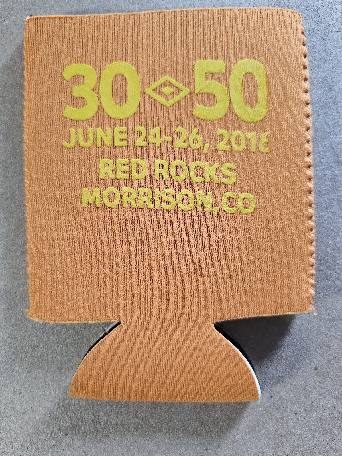 Widespread Panic Official Koozie RED ROCKS 2018 Morrison, CO Colorado WSP Denver