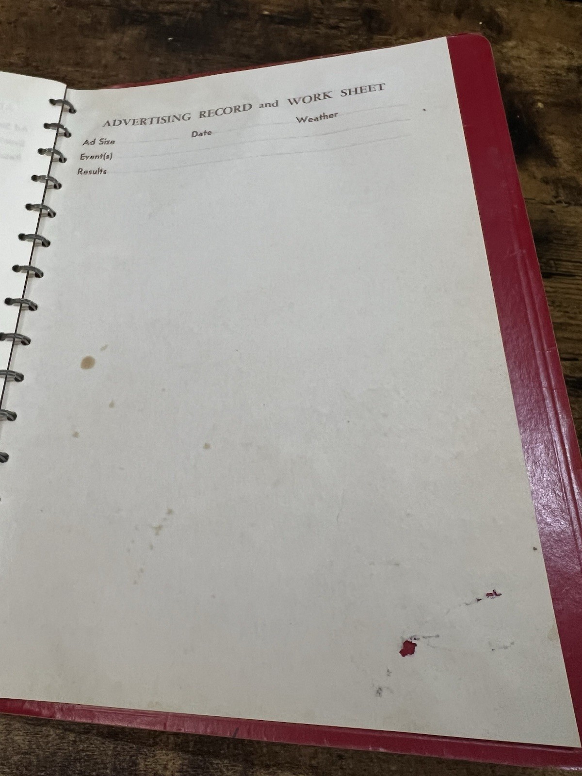 1972 Executive Planning Manual Prince Frederick Reporter Advertising Record