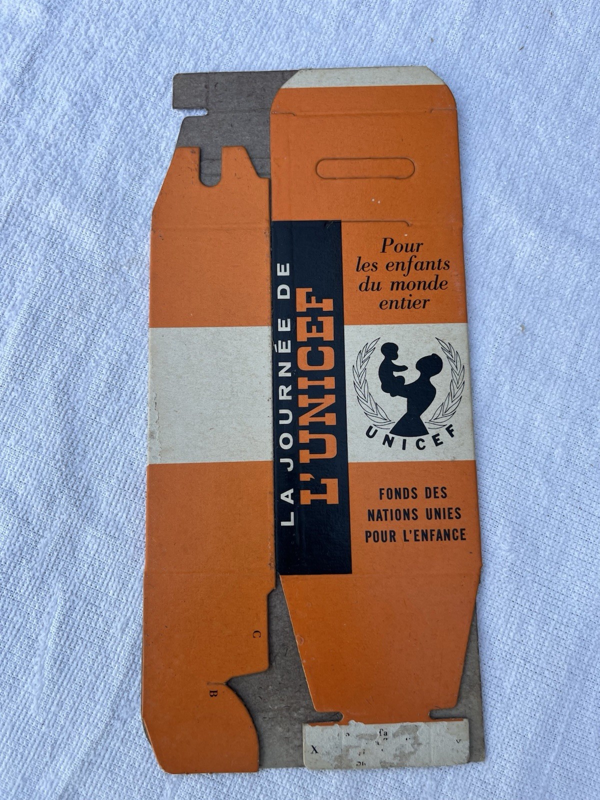 RARE Vintage 1950s-60s UNICEF HALLOWEEN Collection Container