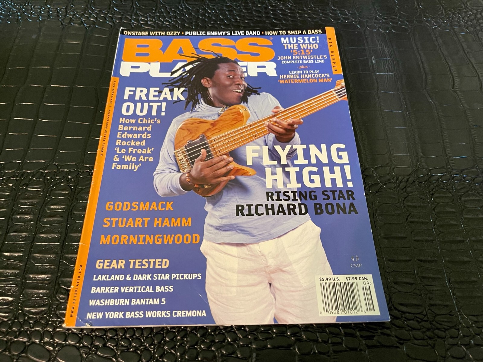 SEPTEMBER 2006 BASS PLAYER guitar music magazine CHIC BERNARD EDWARDS