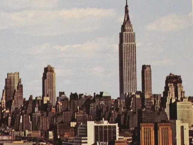 New York City Skyline Postcard – Year unknown
