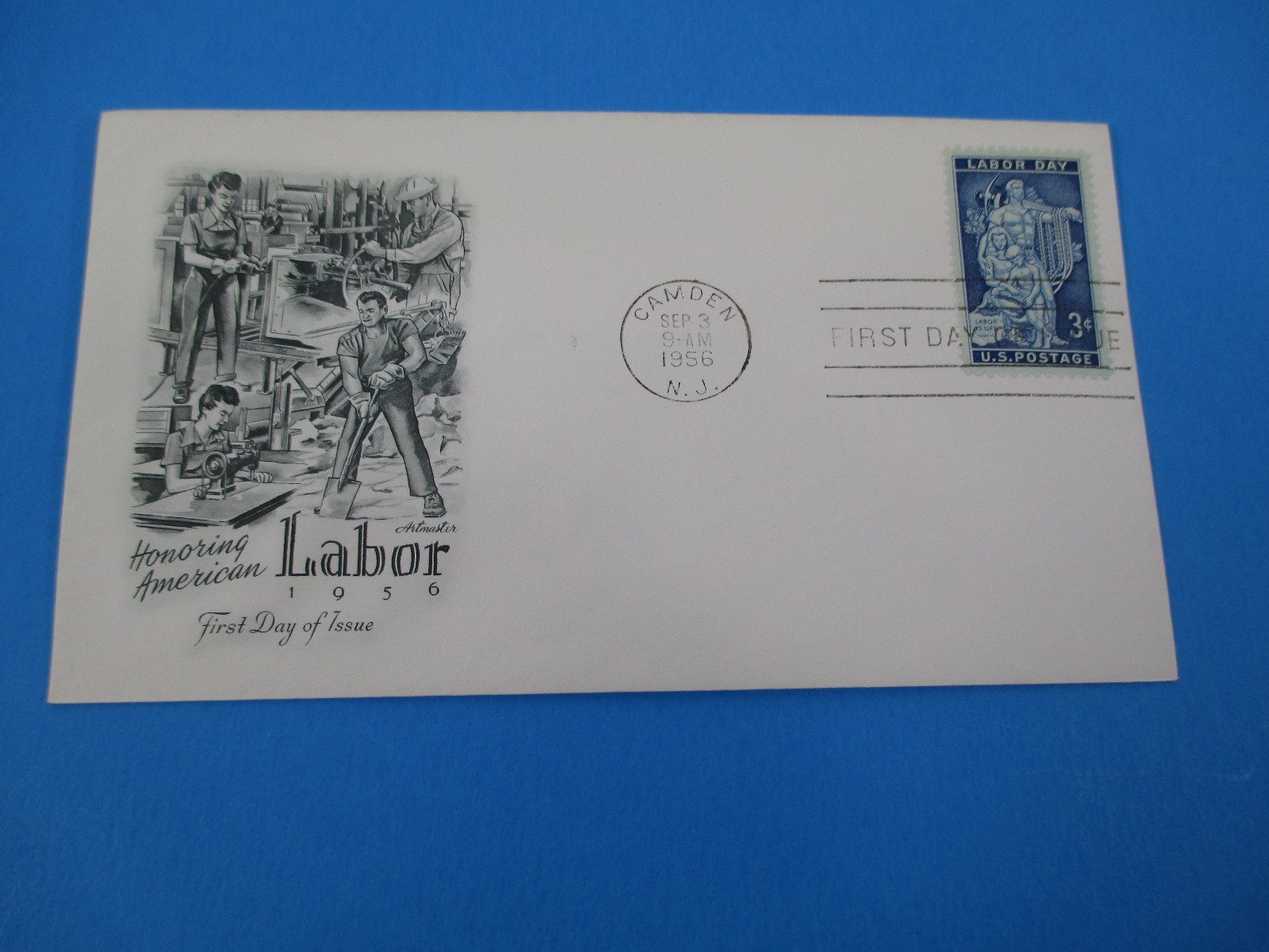 1956 Honoring American Labor Camden New Jersey FDC S2926