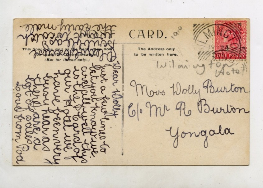 C1910 RP POSTCARD WILMINGTON HOTEL + DENTAL PRACTICE BY M MAUGHN STH AUST N991