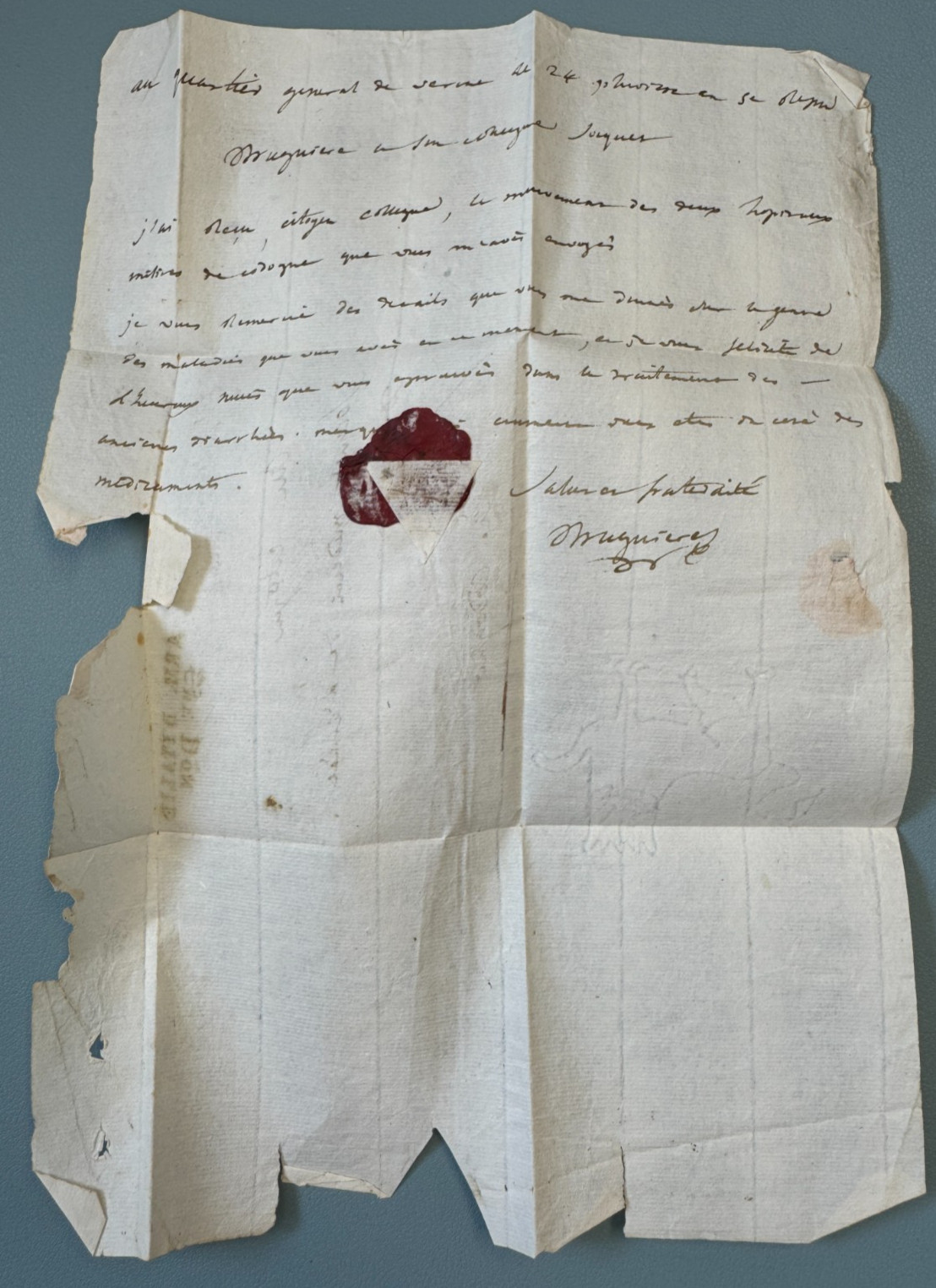 SUP – Italian Army 1797 / 2nd Division Letter / Army General Dispatch
