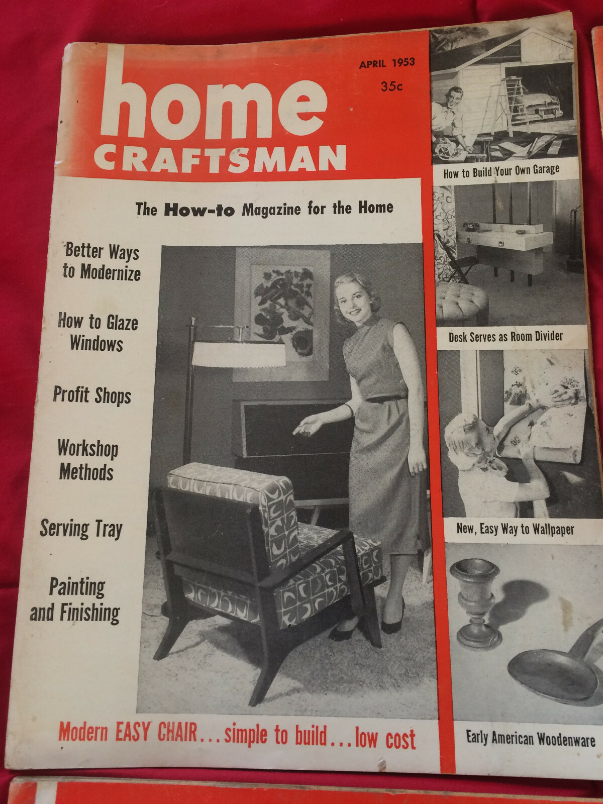 Vtg HOME CRAFTSMAN Magazines 1953-1956 Lot of 6
