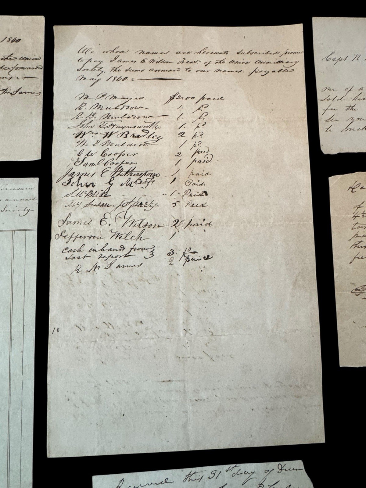 Treasury Of Salem Antique Records 1800’s Paper Lot B