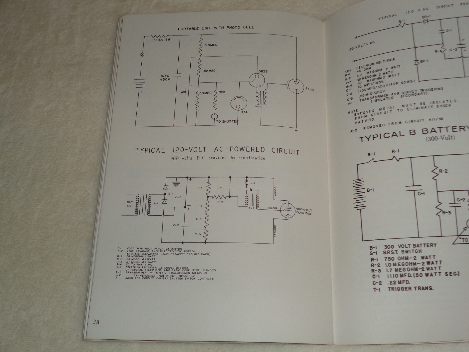 General Electric Flashtube Vintage Original GE Data Manual