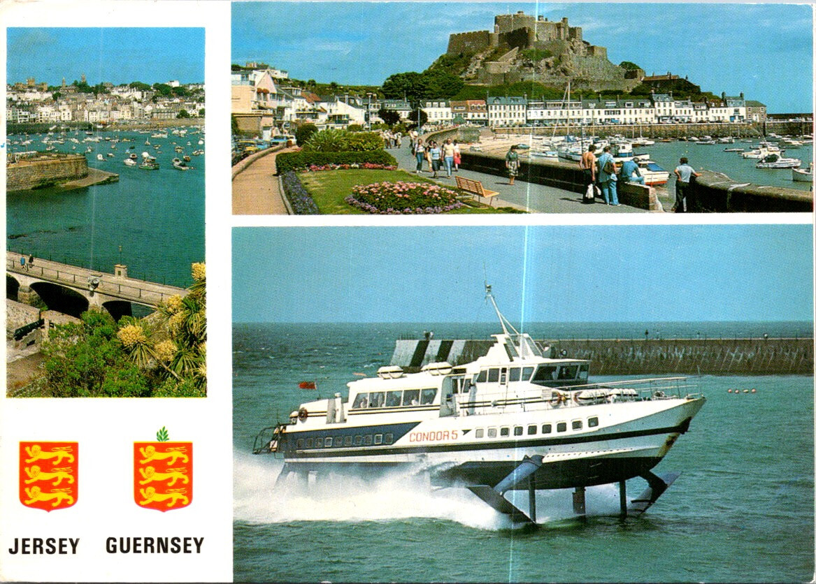 (1098) 18-6-2025 – Jersey (with EUROPA stamp) Condor 5 Hydrofoil