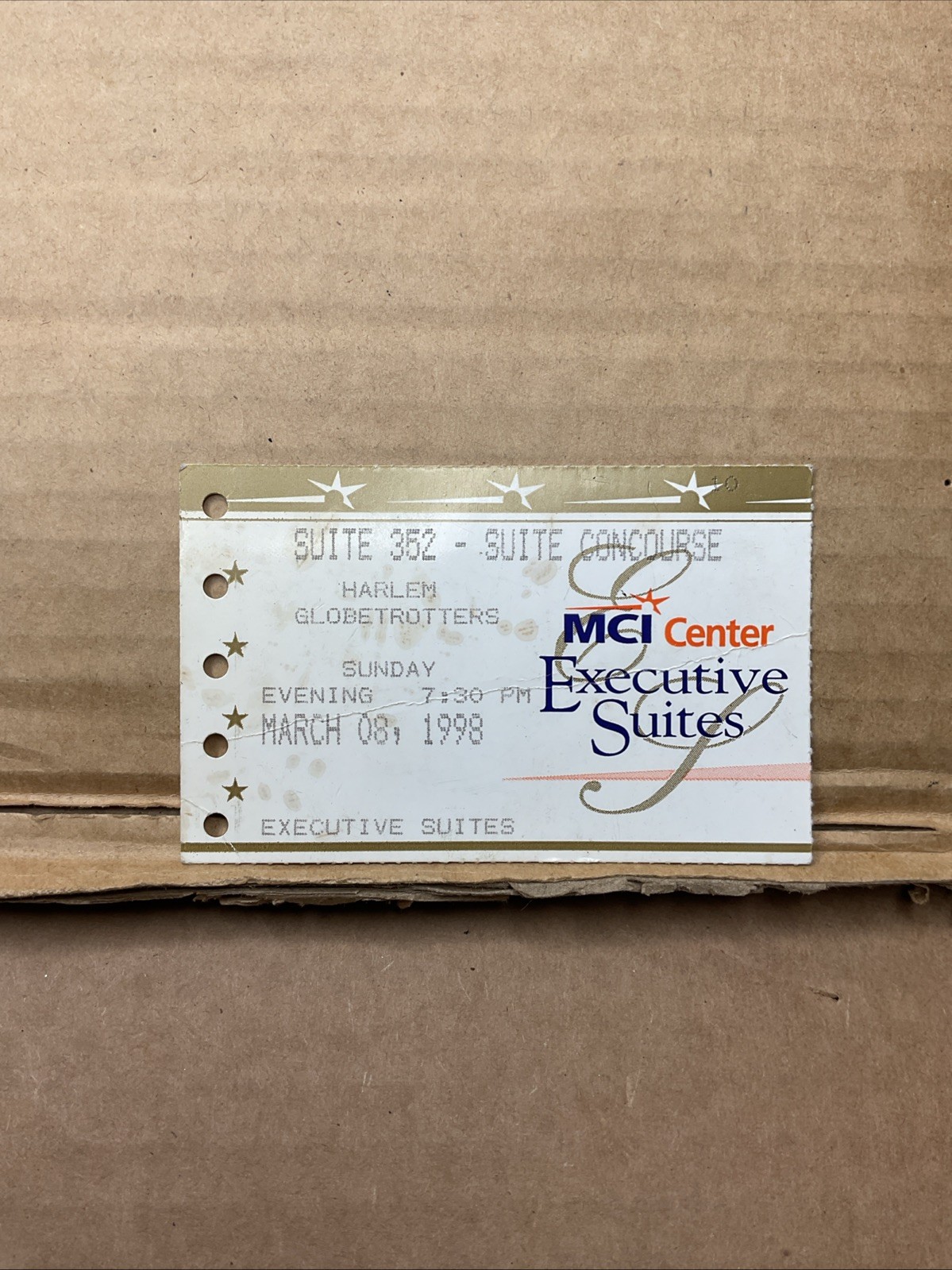 8 Mar 1998 Harlem Globetrotters MCI Center Basketball Washington DC B70