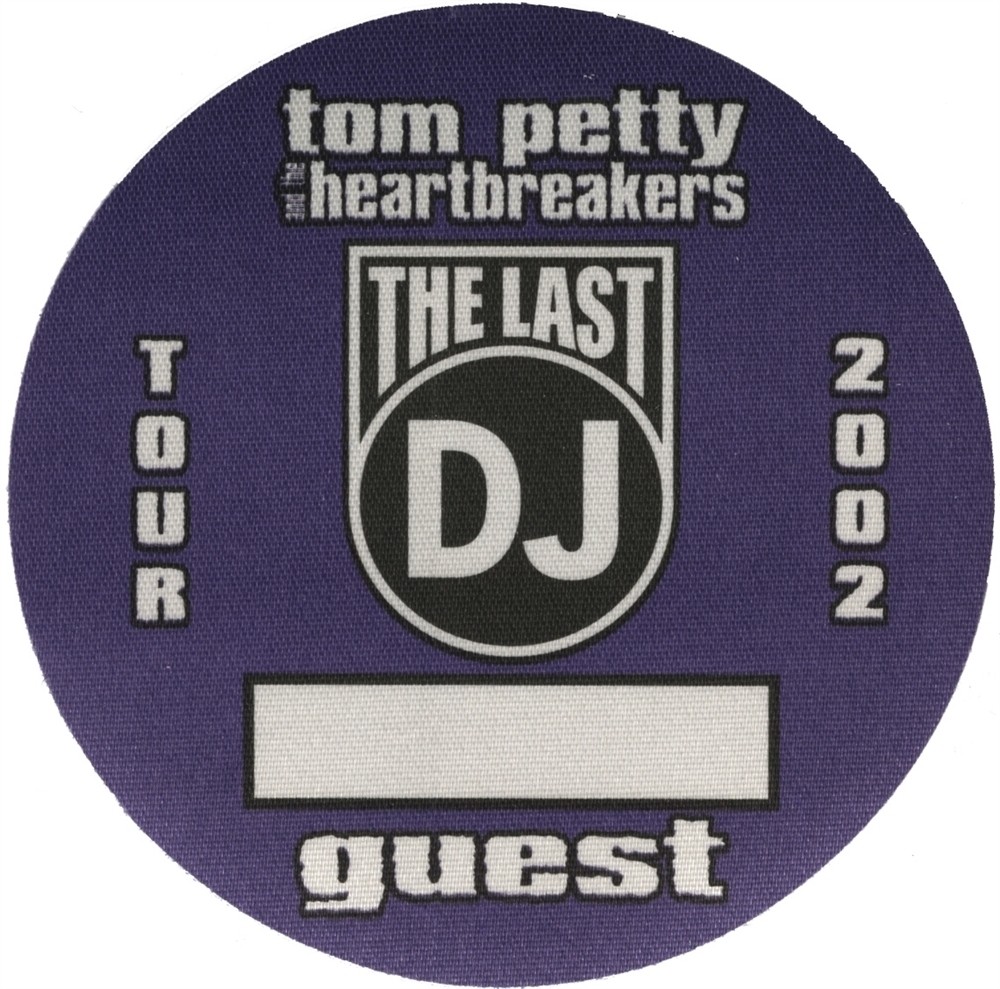 Tom Petty & the Heartbreakers 2002 The Last DJ concert tour Guest Backstage Pass