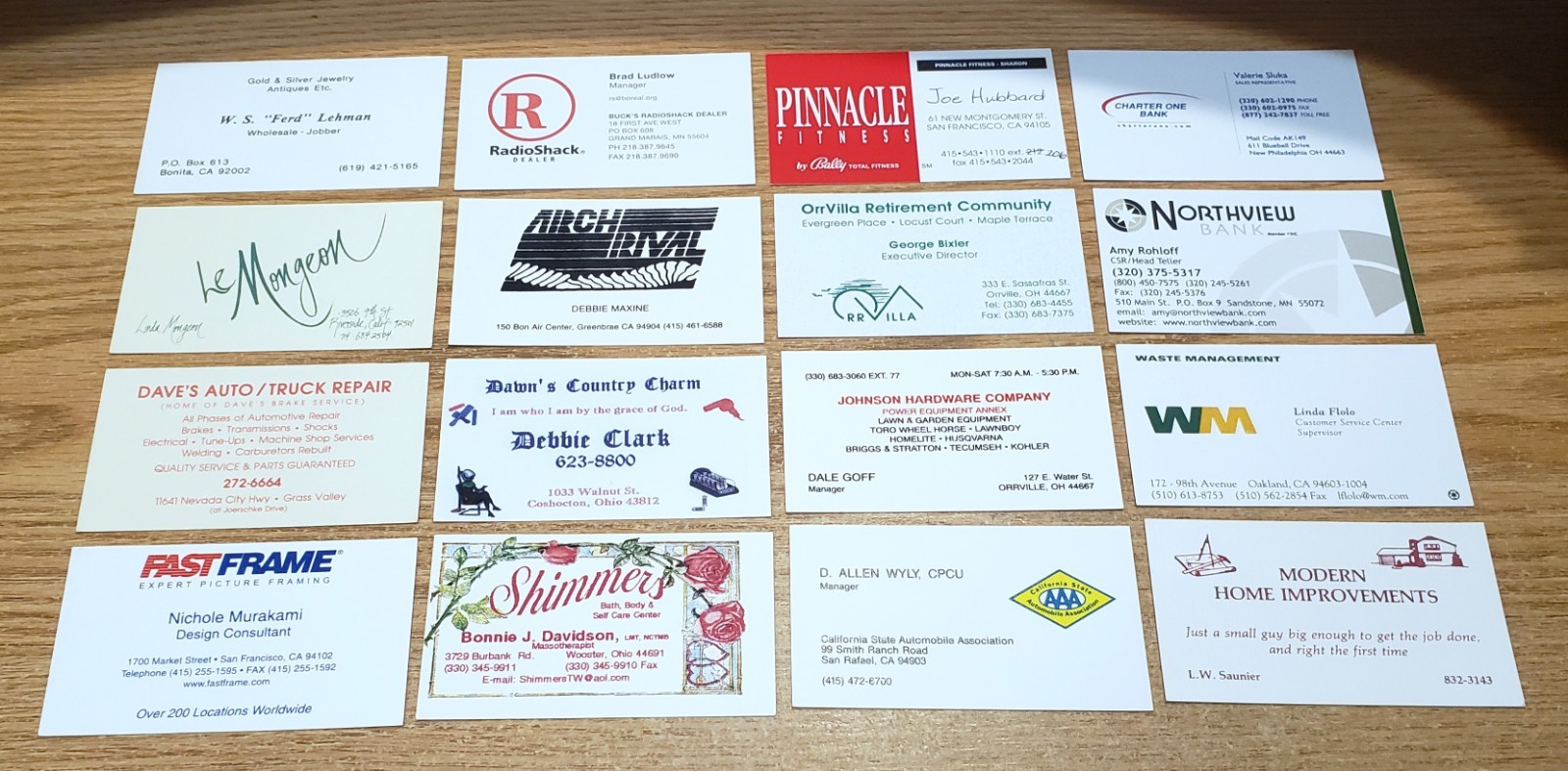 🔥 LOT of 100 MISC. Related BUSINESS CARDS for BUSINESS CARD COLLECTION L12